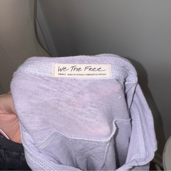 Free People Women’s Small Purple Lilac We The Free Penelope Button-Down Top - Picture 7 of 10